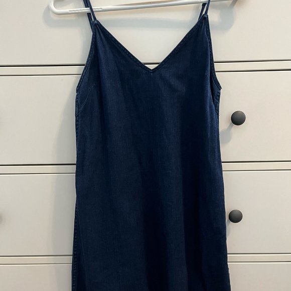 Aritzia Vivienne Mini Dress - Dark Denim - Picture 3 of 5